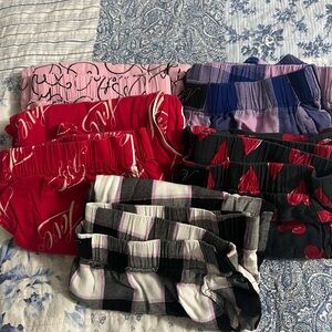 5 Victoria's Secret pajama bottoms